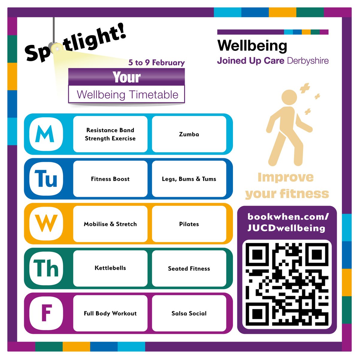 We deliver a range of physical activity sessions to help keep our colleagues healthy, fit & well - as showcased in our latest Timetable Spotlight ⬇️ Sessions are designed to improve fitness & mood, increase mobility & build strength, whilst helping to support social connections