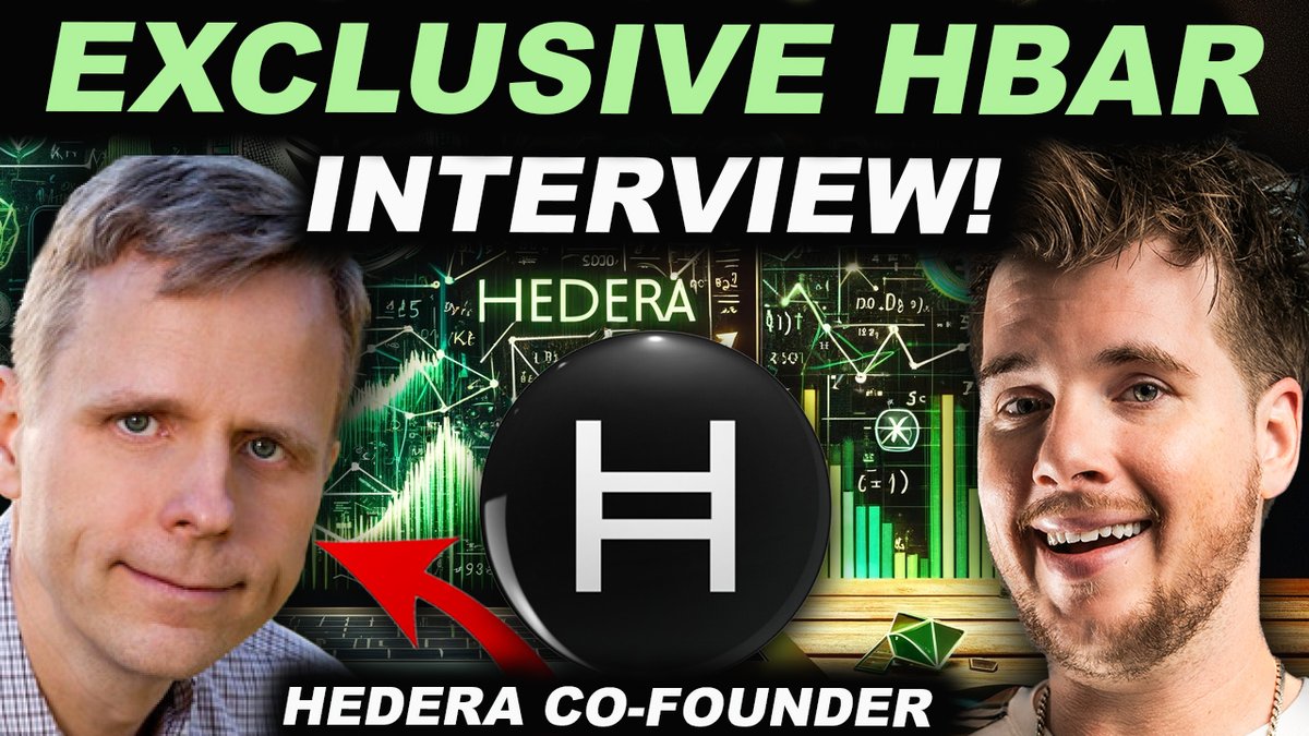 Ajwritescrypto's tweet photo. 🚨ATTENTION #HBARBARIANS🚨
Here is my one on one EXCLUSIVE INTERVIEW with @leemonbaird, the Co-Founder of @hedera and the CREATOR of the Hashgraph! 🚀
Thank you to EVERYONE who made this possible! 🙏
WATCH NOW ⬇️⬇️ #HBAR #Hedera
https://t.co/5FVSRg90OF https://t.co/DgXq8VJ7aL