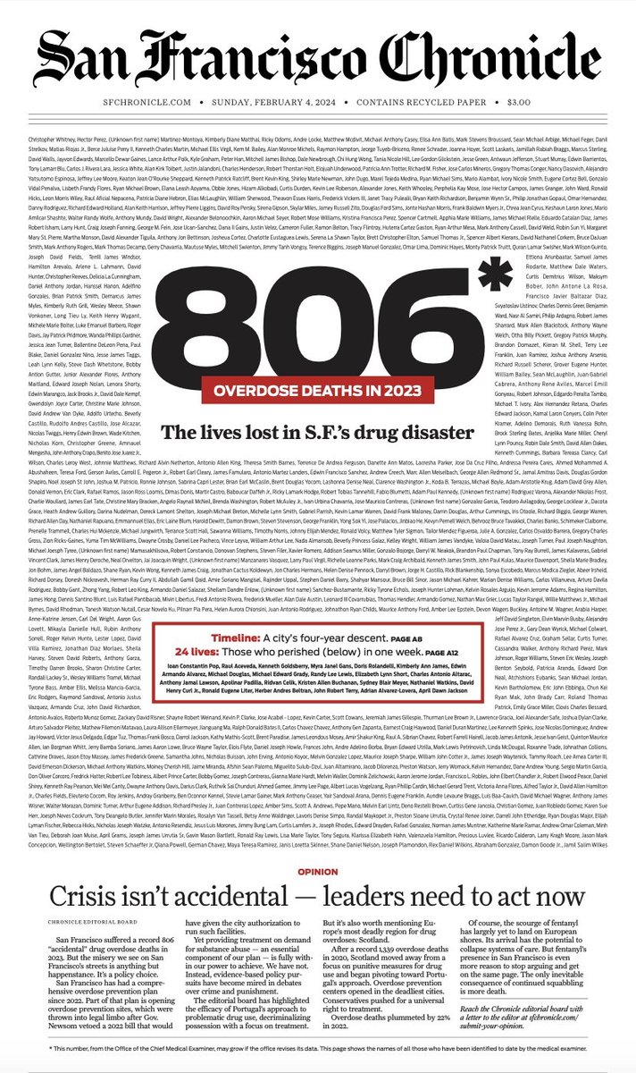 Very proud to work for @sfchronicle today ❤️ may these lives never be forgotten.