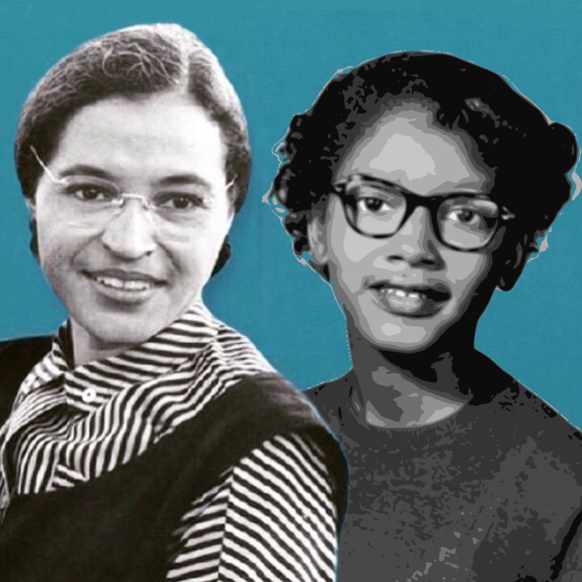 Respect the sisterhood 

Sending respect to these 2 queens on transportation equity day. 
#RosaParks #ClaudetteColvin #BlackHistoryMonth #BlackHistory365