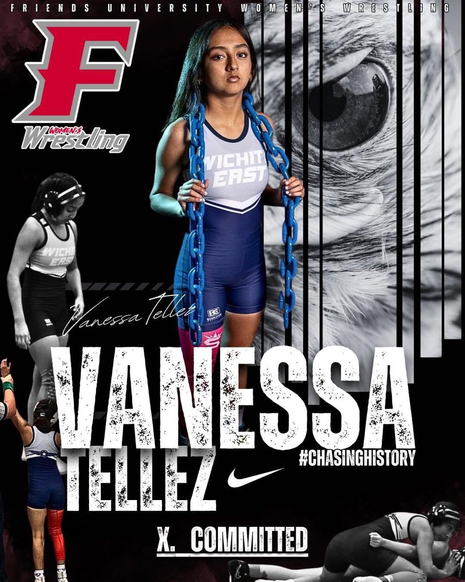 Lessgo! That chain is nothing compared to that IB backpack. Vanessa is one strong Falcon <a href="/FriendsU/">Friends University</a> #chasinghistory