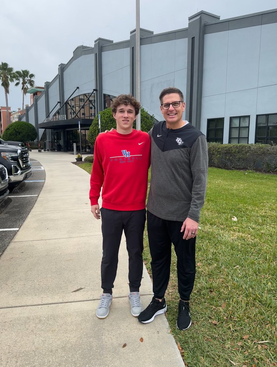 Had a great tour of @UCF_Football! Thank you @CoachB_Blackmon and @JoeRahal4 for the hospitality and time @trlong02 @KyleCoale @1rebelfootball @RecruitTheHills @KohlsKicking @AL7AFootball @HallTechSports1