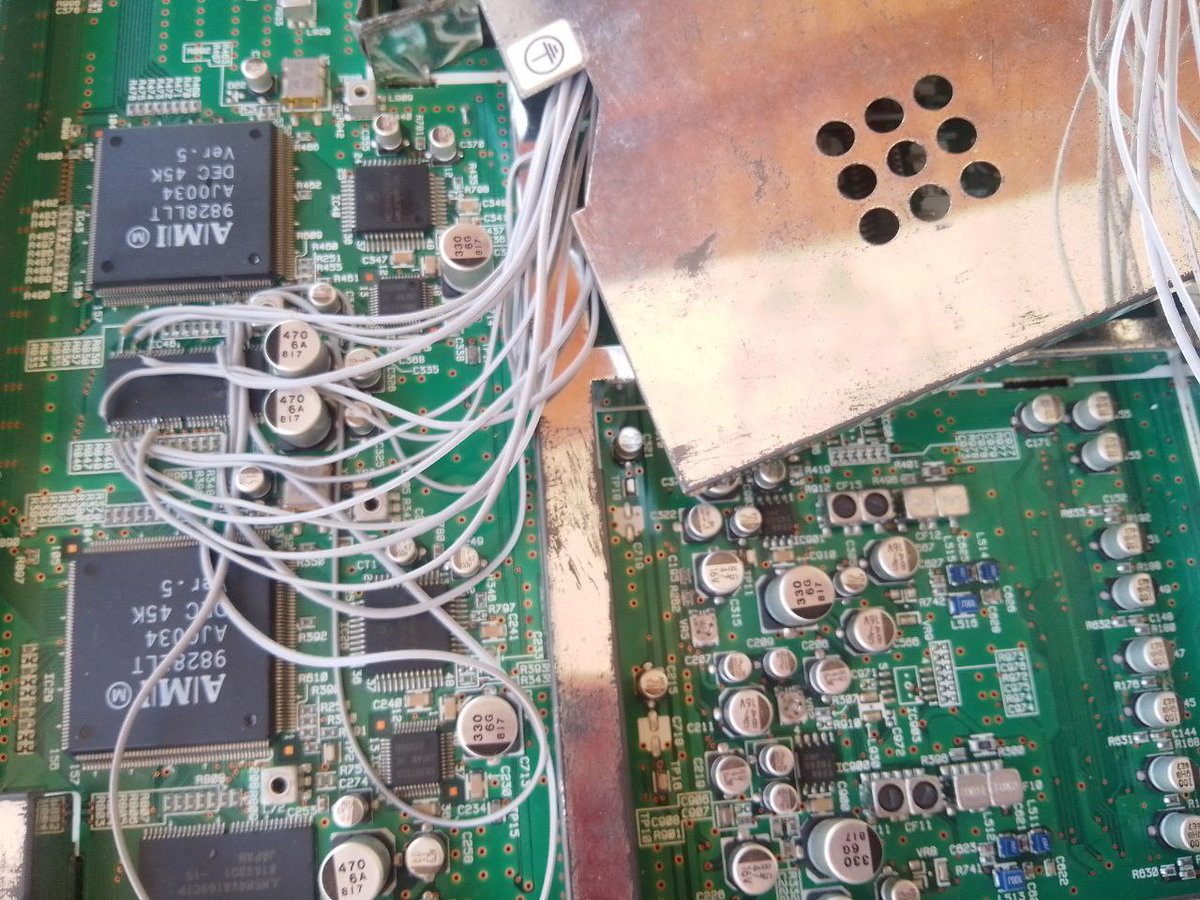 GinoBattiston's tweet photo. Surviving the immense pain of the soldering process. Two micro pins shorted, setting me back an hour. Two traces lifted and broken on the board, demanding a delicate cable reconnection to the circuit: the darkest hours; I confess, almost shed a tear over some points 😅🔧 https://t.co/BTR5RNMXTk