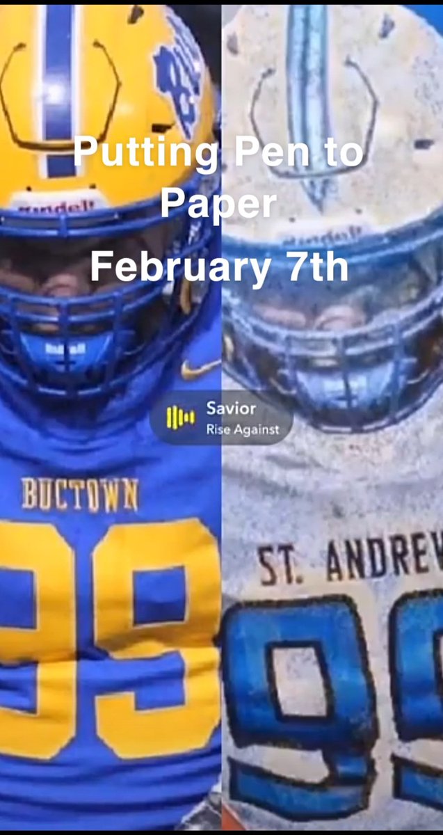 Hard work and believing in yourself pays off. I'm ready to sign and start my journey with <a href="/StAndrewsFB/">SAU Football</a> 
<a href="/FootballLaney/">Laney High School Football</a> <a href="/Coachfrederick5/">Trent Fredericks</a> <a href="/Spotlight39_Pod/">SPOTLIGHT 39</a> <a href="/dhglover/">🏈Coach Glove🏈</a>
