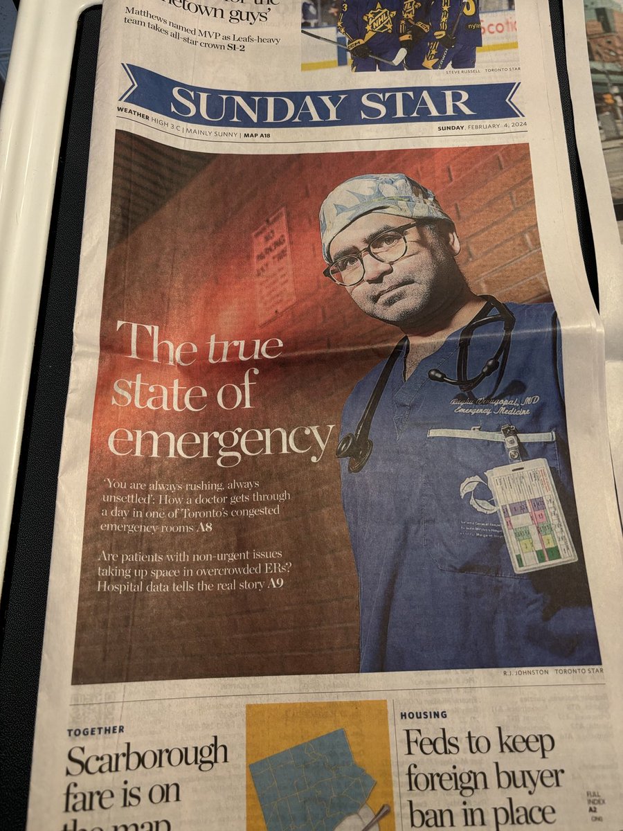 My testimony to the Toronto Star that what we lack are staffed “hospital beds, hospital beds, hospital beds”. The downstream effect is an inhumane patient experience. Reporting by ⁦@KenyonWallace⁩