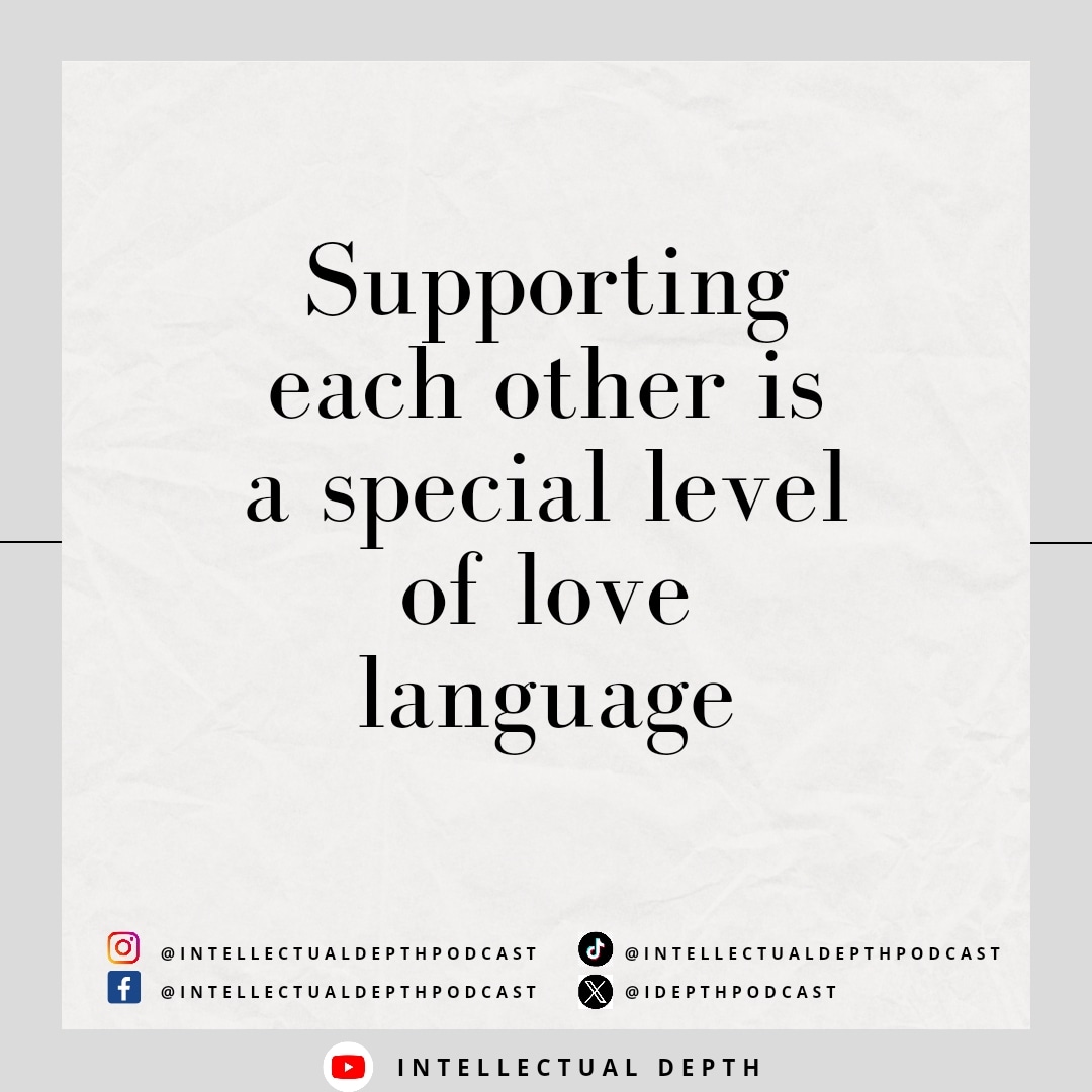 This is for our support systems we love and appreciate YOU! 
Comment 💯 if you agree! 
#IDQUOTES #intellectualdepth #findingyourID #intellectualdepthpodcast #fyp #mentalwellbeing #supportsystem #2024