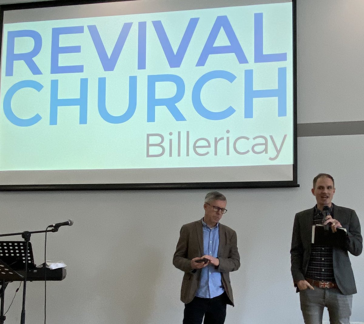 Great to welcome our friend Ben Woolllard <a href="/benwoollard1/">ben woollard</a>  to our Revival church meeting this morning <a href="/RCBillericay/">Revival Church</a> #Billericay and share lunch. <a href="/LoveBillericay/">Love Billericay</a> #Essex