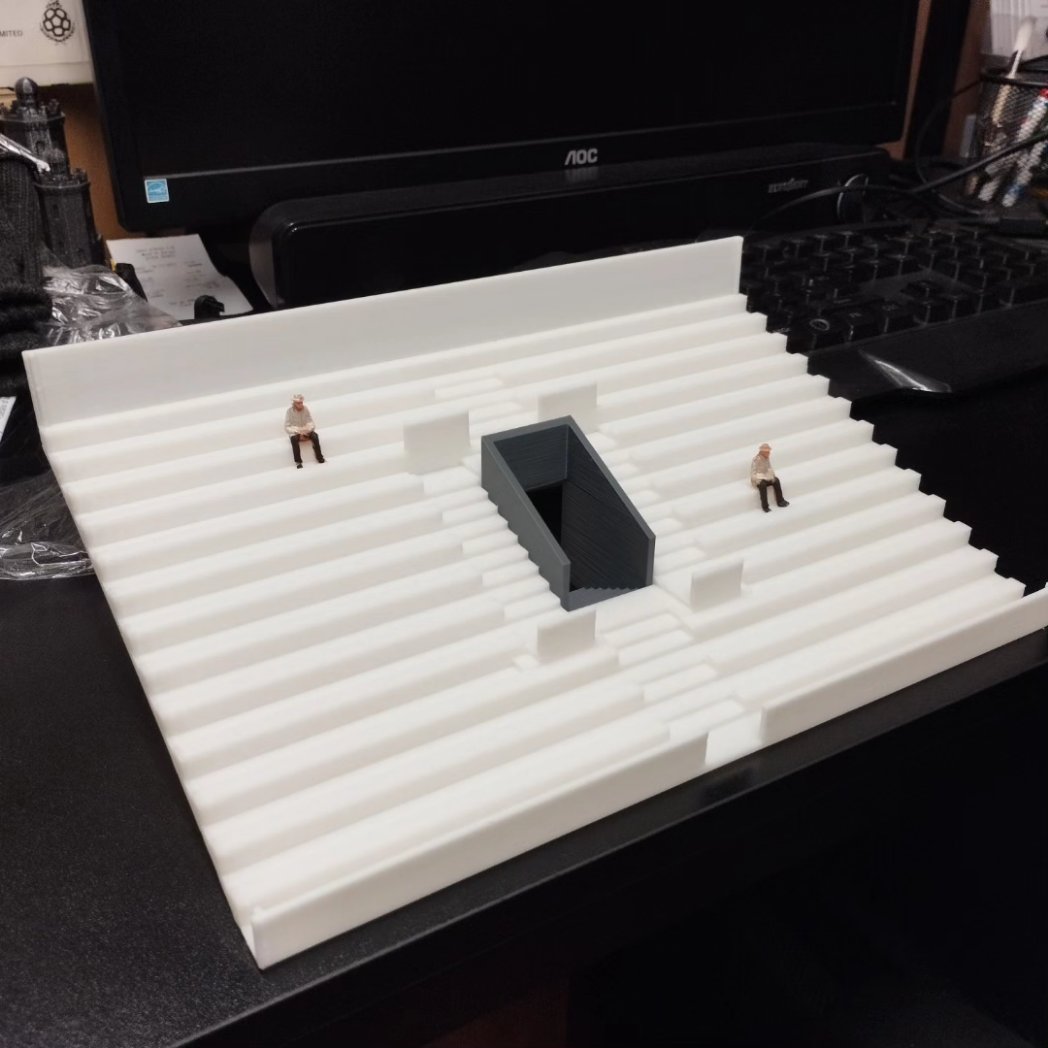 SubbuteoMill's tweet photo. A modern re-work of the original #Subbuteo Terrace completed today as part of a new project #subbuteostadium #3dprinting #3dmodeling #3ddesign https://t.co/uwbMrAIUSE