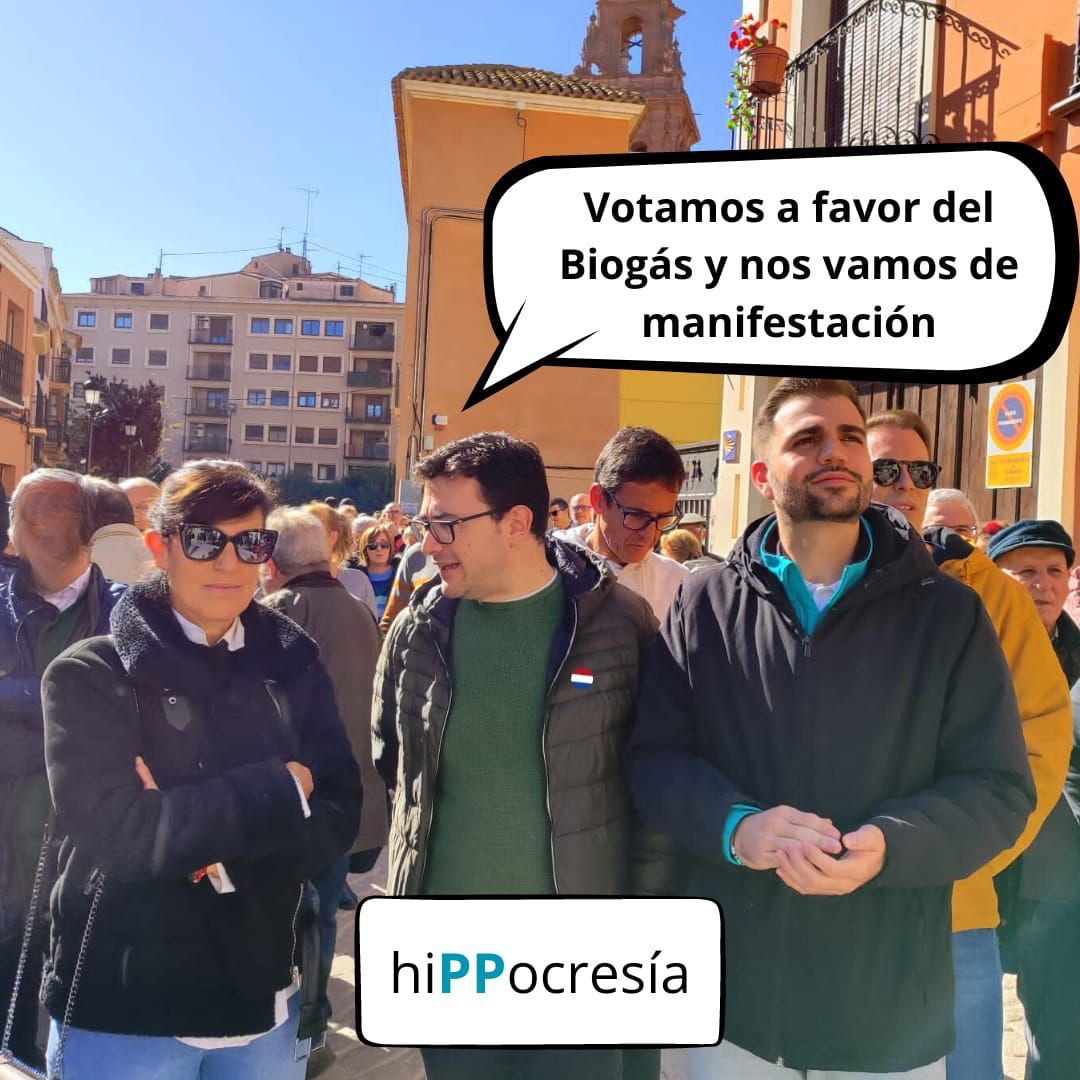 PacoPrivatiza's tweet photo. ¿ArrePPentidos de votar a favor de la PPlanta de Biogás u oPPortunistas? #hiPPócritas #aPPestan #StopBiogás #Almansa #AlmansaNoEsUnVertedero # https://t.co/XoWhw3l1eF