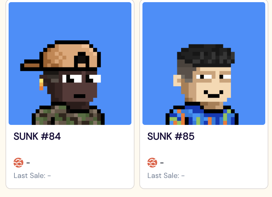 Minted a couple of <a href="/SUNKSnft/">SUNKS</a> on SEI. Public opens in 20 minutes, there is still some left for anyone that wants to try out SEI :)