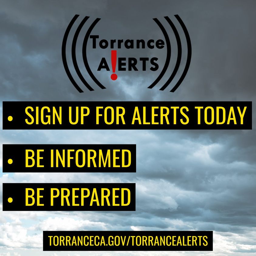 More rain is on the way. Sign up for <a href="/TorranceAlerts/">TorranceAlerts</a> for up to date information at TorranceCA.Gov/TorranceAlerts. For more information on disaster preparedness, please visit listoscalifornia.org/disaster-readi…… #TorranceCA #TorranceAlerts