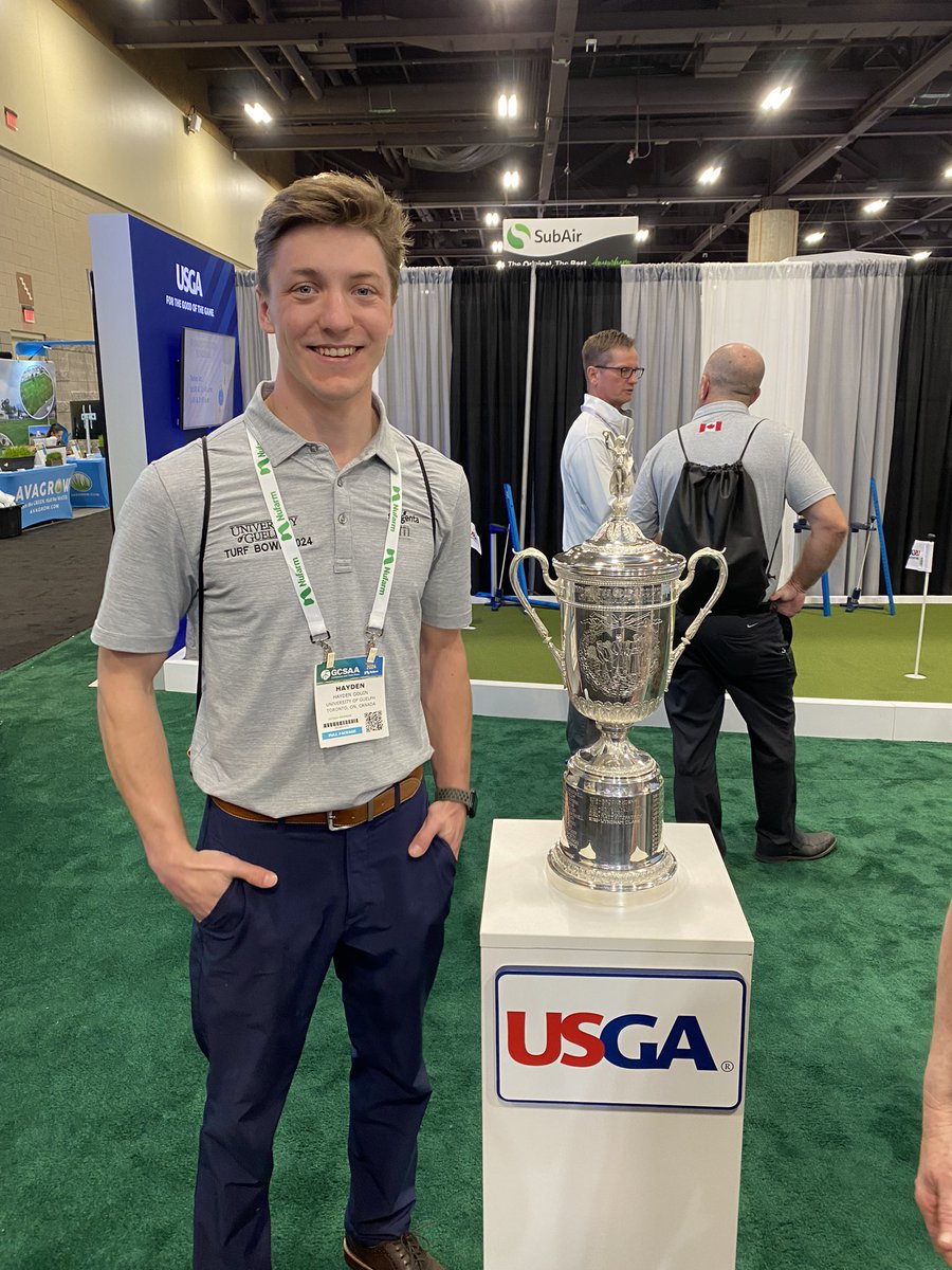 Wow, what an experience. Was an amazing week at the 2024 #GCSAAConference

I can’t thank @SyngentaTurfCA GC Duke and SmithCo enough for sponsoring our @UofGTurfClub teams, without your support, none of this would’ve been possible.