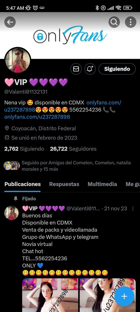 Angelus758585's tweet photo. ALERTA DE ESTAFA!!!!!!⚠️⚠️⚠️

ESTE PERFIL SE ANUNCIA PARA SERVICIOS VIRTUALES Y PRESENCIALES EN LA CDMX PERO CUANDO TRANSFIERES TE BLOQUEA, PERFIL CON VARIOS SEGUIDORES Y CON MUCHA ACTIVIDAD PARA QUE TENGAN CUIDADO...

@Comiendo_reynas @Amigas_dcomelon 
@misterxfail https://t.co/yrhN9TwS6o