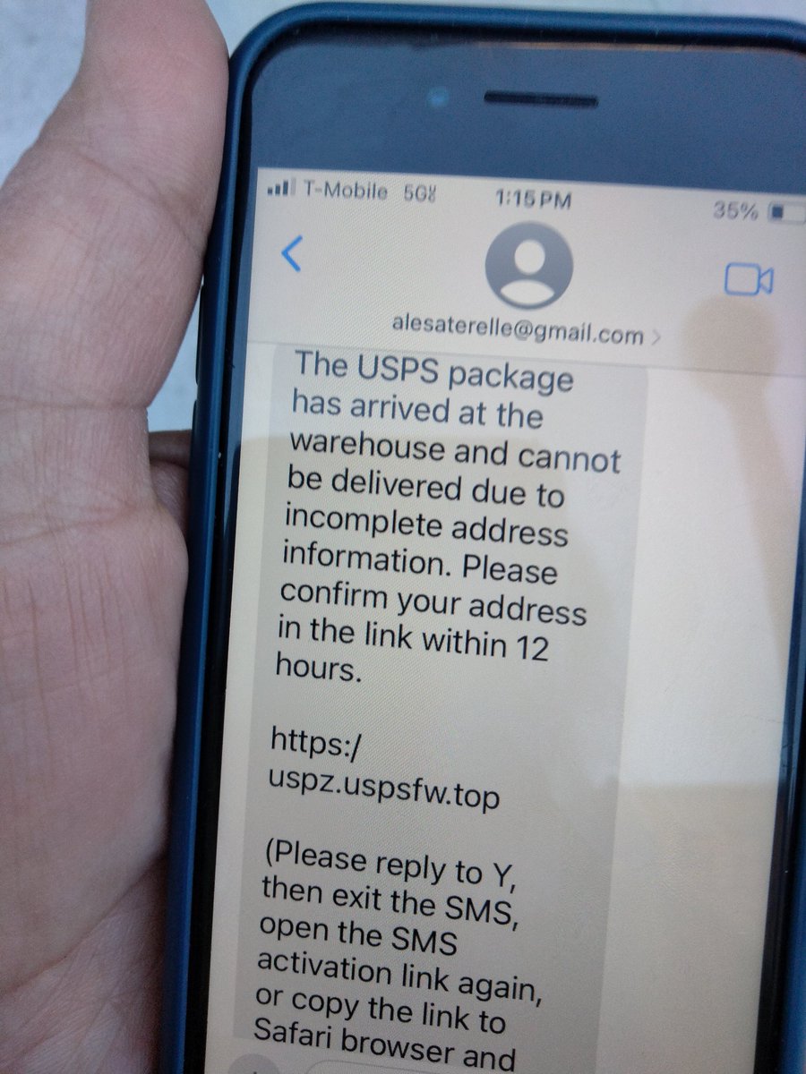 CAFFREY_USA's tweet photo. Is this REALLY @USPS? Doubt it cuz #textmessage sent 2me today(#Sunday #February4_2024).
#usps became #uspz? #2continue #2steal more #mail+#packages etc (going on for decades)?
#IDTHEFT #theft etc
#RightsDoNotGetOld
#fraud
#usps @USPSHelp
#uspshelp @USPSreform
#USPSreform https://t.co/4zLvVQyfRN