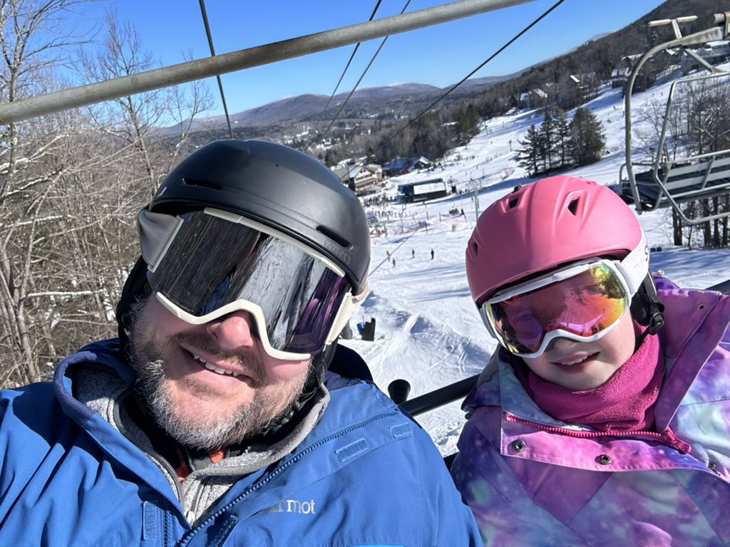 My ski buddy