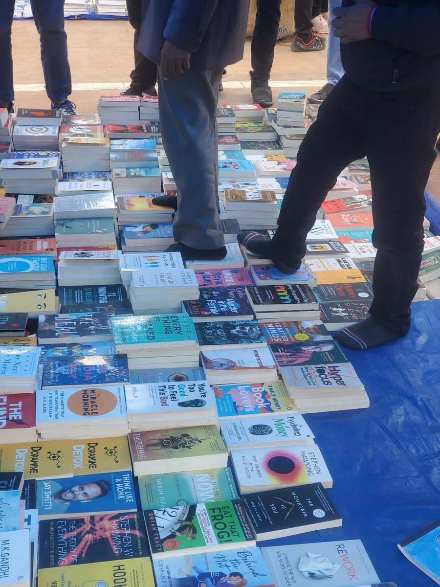 basant_paneri's tweet photo. Visited mahila haat today (book market,delhi) and this was the scene. In a country where books are worshipped can be seen kept in a very disgraceful manner in sludge.
Can @tweetndmc or @CMODelhi provide a better place for the books.
#BooksWorthReading #books https://t.co/PkNMgFaYrr