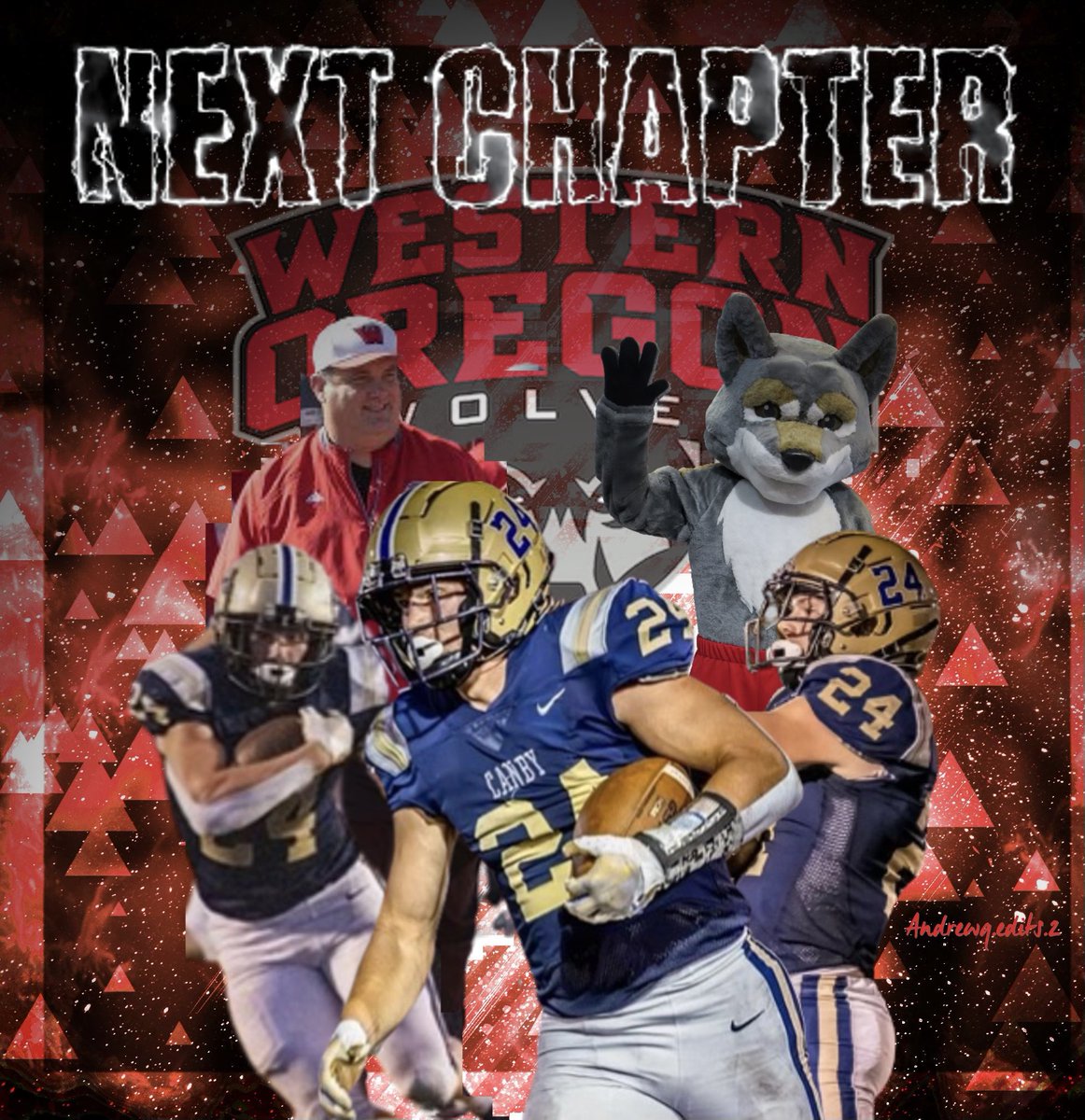 Committed 🔴⚫️ <a href="/WOU_FB/">WOU Football</a> <a href="/CoachManningWOU/">Josh Manning</a> <a href="/ArneFerguson/">Arne Ferguson</a> @Canby_Football
