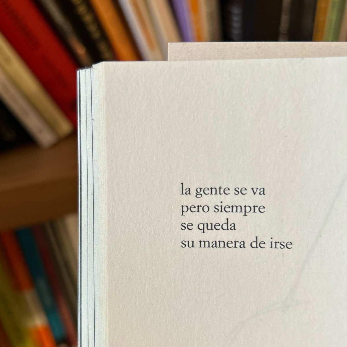 “la gente se va 
pero siempre 
se queda 
su manera de irse.”
Autor: Rupi Kaur