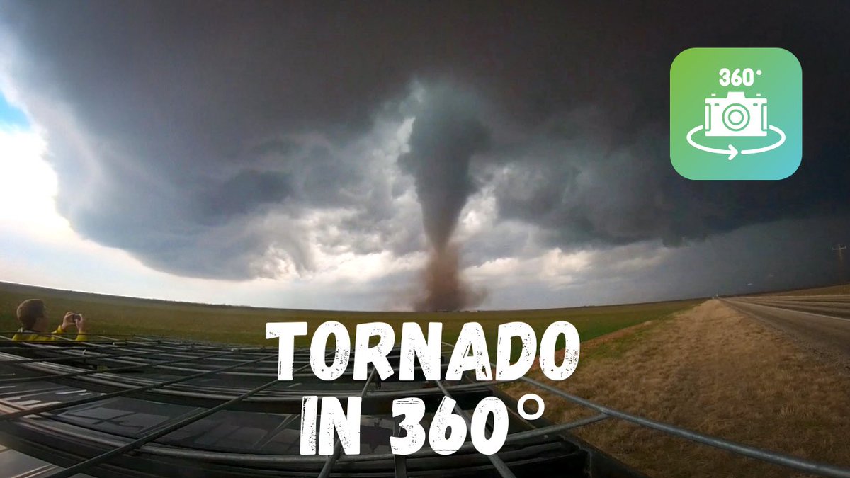 Clint_wx's tweet image. 🚨 Tornado in 360° 🚨

Watch the Sagerton, TX tornado from Friday night from my roof mounted 360 cam! You don’t want to miss this.

Video link below.

#txwx #youtube #360video