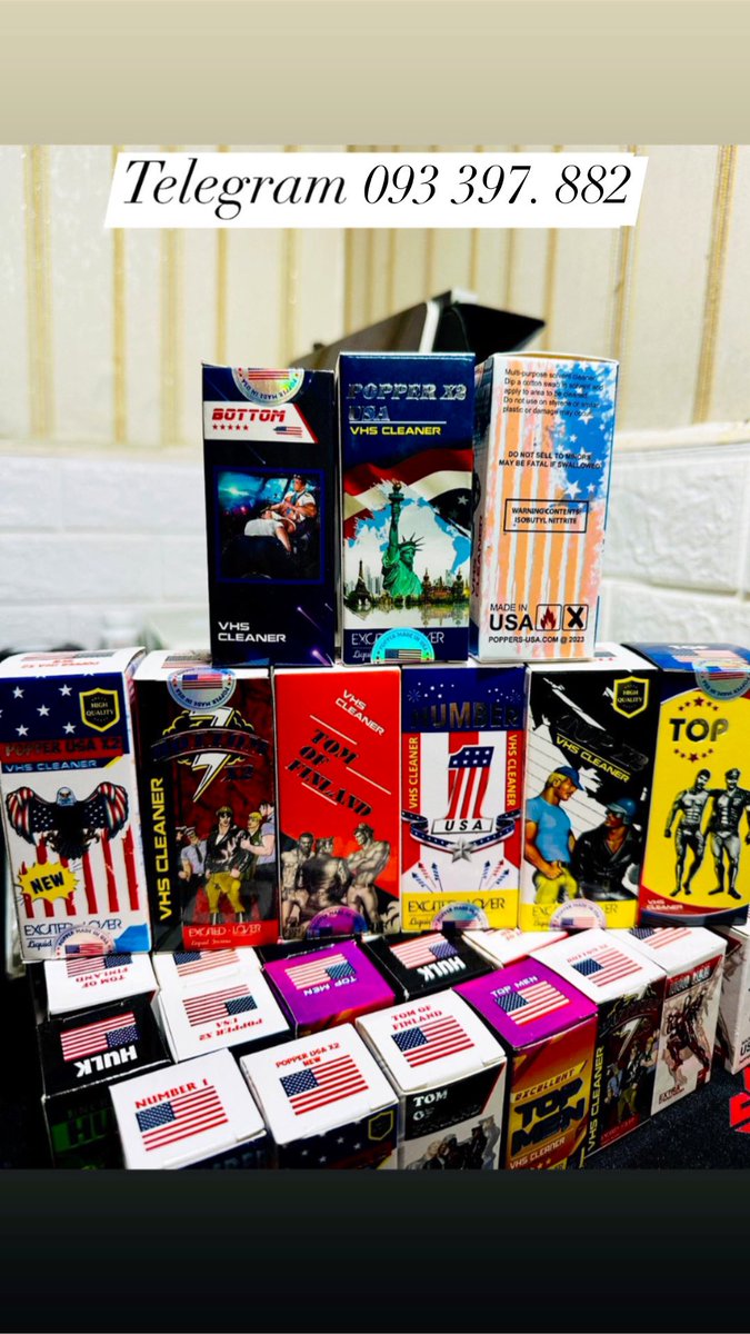 តោះម៉ូយៗ Popper USA Original ស្តង់ដាអាមេរិកគុណភាពល្អលេខ1🥇ប្រើមិនឈឺក្បាល មិនរលាកច្រមុះ ខ្លាំង ងំបានយូរ វៃបានយូ មានអារម្មណ៍សិ្វតជាមួយដៃគូ មិនថា តួTop រឺ Battom🔥💦💪🏽