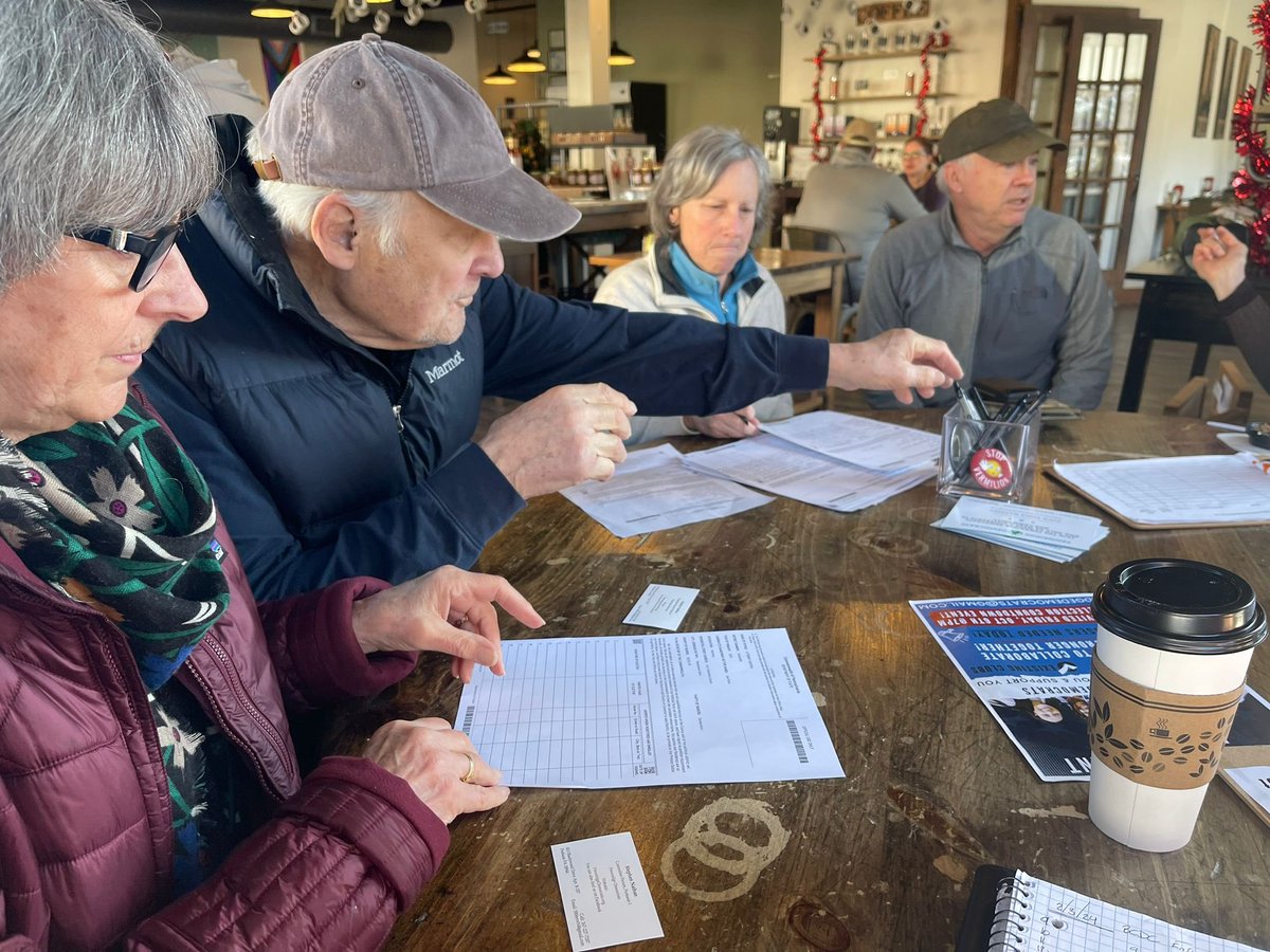 PennridgeDems's tweet photo. #Pennridge #democrats coffee chat was a buzz with conversations about our candidates, our committee’s growth, and just catching up with old friends! Join us every 1st Sunday, 10am @ Rise and Grind! #FlipFitzpatrick #StopStaats #KhanforAG #DemocracyIsOntheBallot https://t.co/lQaASHTBYX