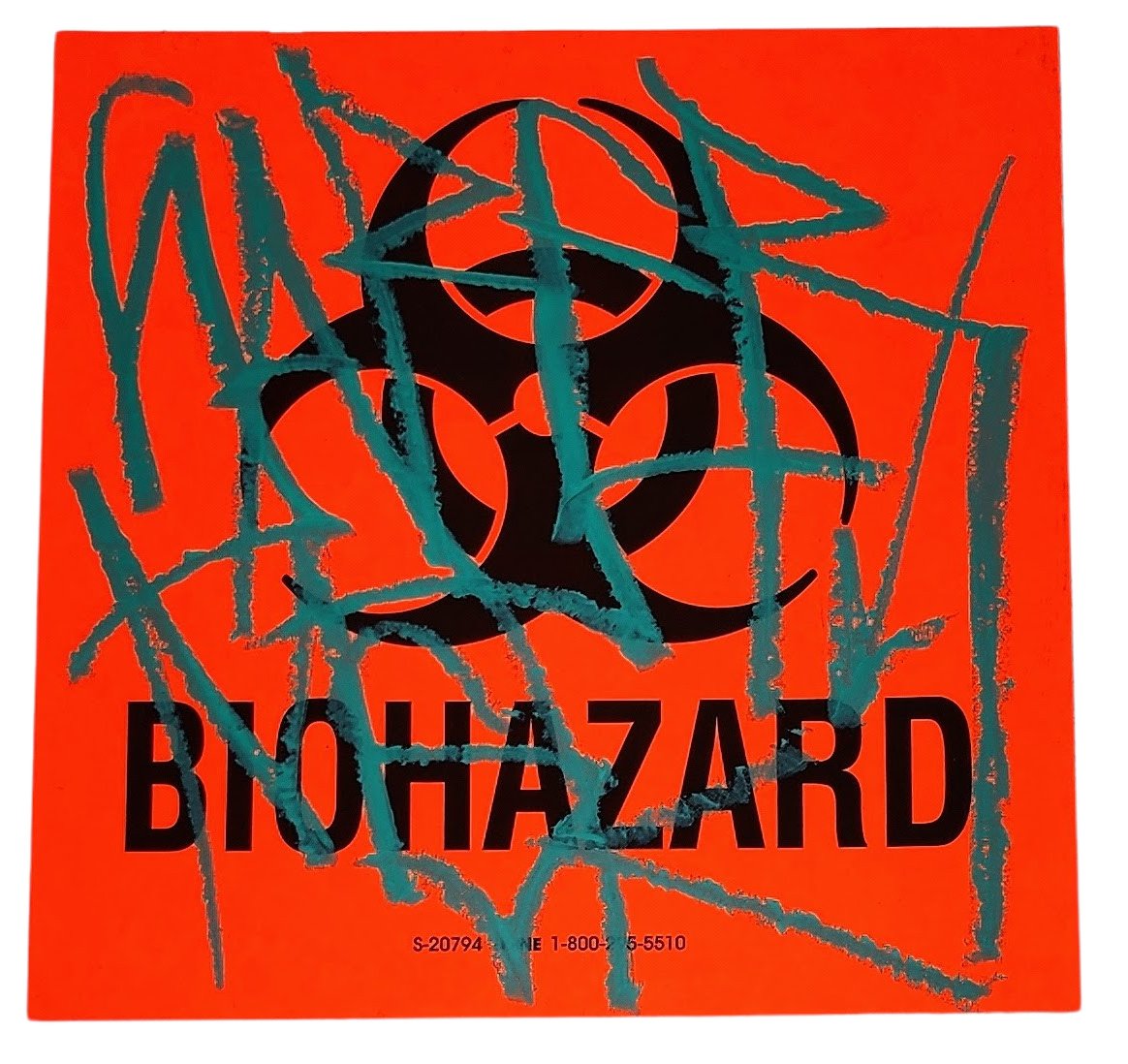 Biohazard Slap-Up Label Sticker Original Tag Art by Saber> sprayedpaint.com/products/bioha… 

#art #graffiti #streetart #2020 #Acrylic Paint #Biohazard #Black #Blue &amp; Teal #Business Jobs &amp; Work #Coronavirus Covid19 #Doctor/Medical/Medicine #Graffiti #Hazard #Health Hazard #Industry &amp; I...