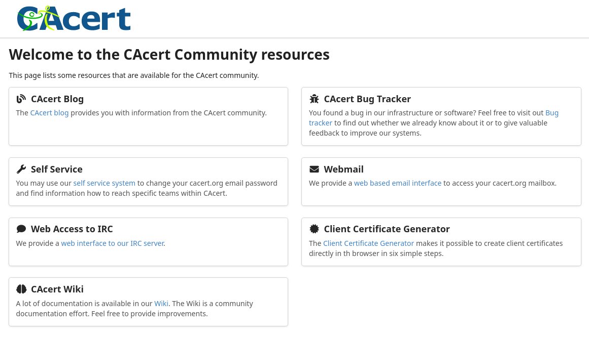 CAcert_News's tweet photo. Finally: Create a Client Certificate in the Browser https://t.co/kiOAoj2YUc https://t.co/R1llhZUl9Z