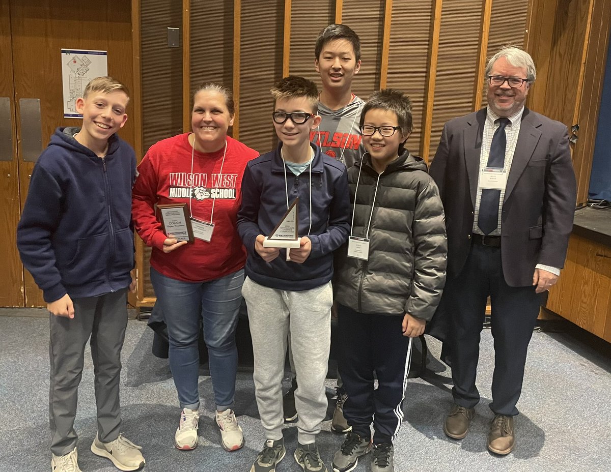 MrsViscariello's tweet image. Beyond proud of our students who competed at the @MATHCOUNTS  competition. Our team finished FIRST and 6 kids place in the top 10 as individuals! @WilsonSchlDist @KauDan721 @rhoste76