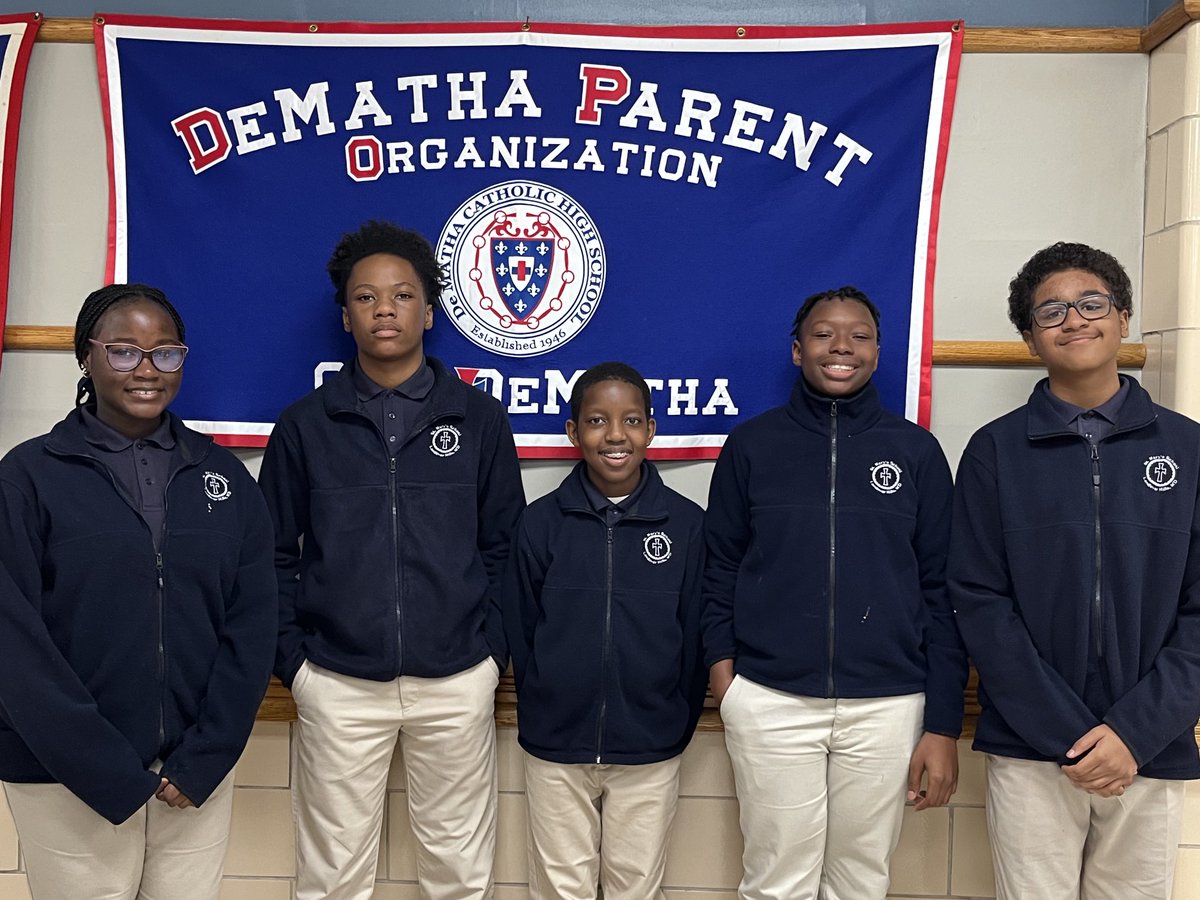 Very proud of our students that competed in the DeMatha Academic Challenge today. What a way to represent St. Mary’s School in Landover Hills.     You simply rock!!!#ADWCommUNITY