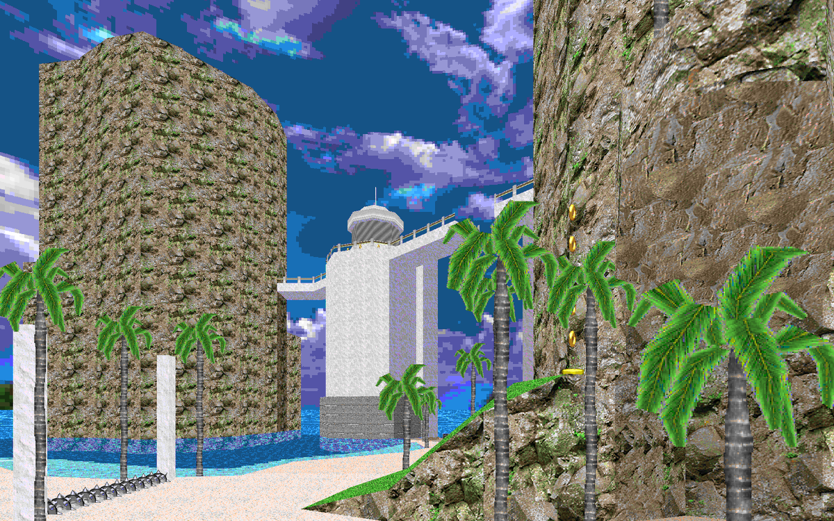 SRB2daily's tweet photo. WELCOME TO: Emerald Coast, by El-fire!

A brief excursion to the beloved seaside, complete with a full recreation of the original stage from Sonic Adventure, a boss fight and an encore variant!

https://t.co/e6KWzkay5x

#SRB2 #SonicRoboBlast2 https://t.co/KuhNj7sk2m