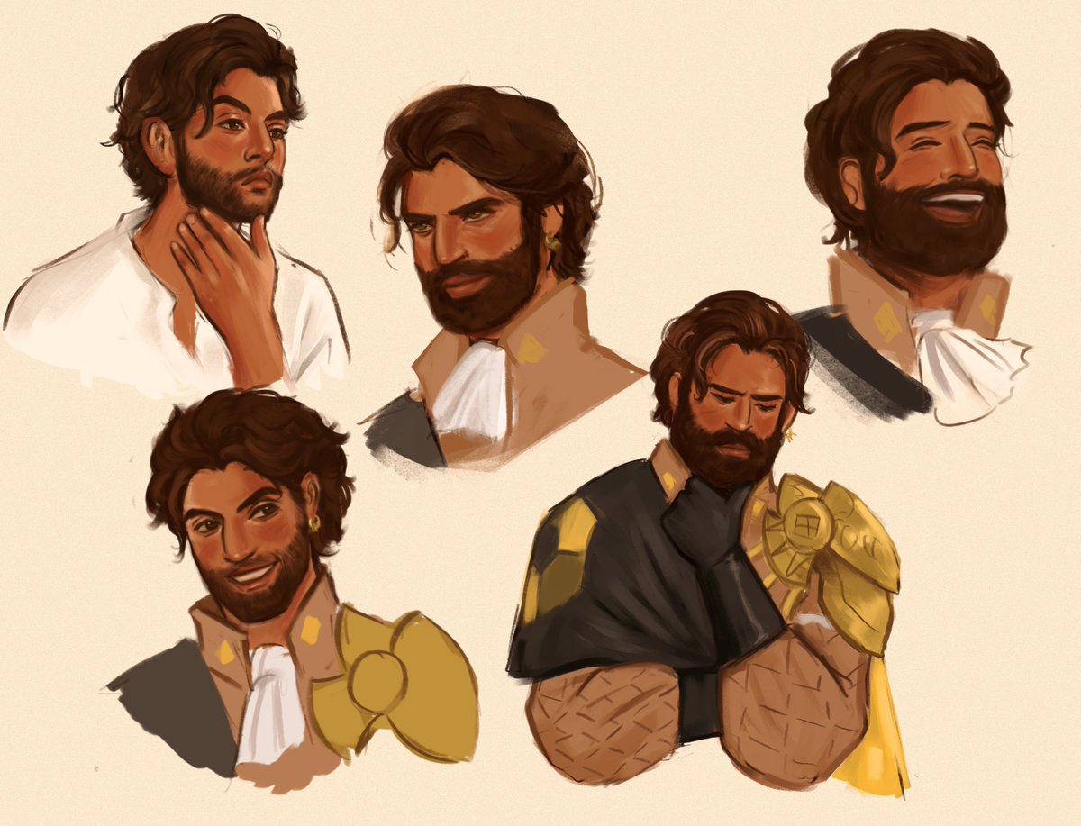 Everything’s the same except Claude actually has a beard. Much to think about it! 

#fe3h
