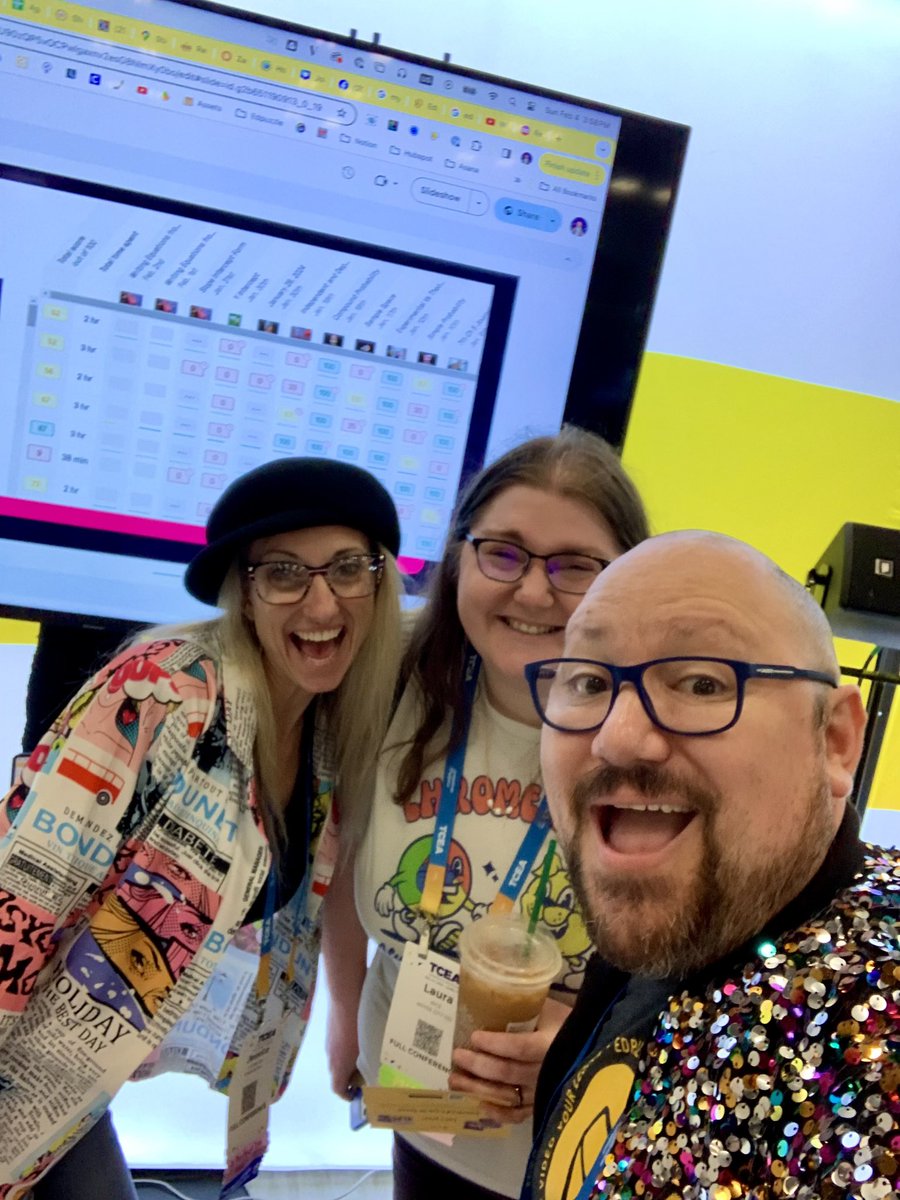 chamblissmath's tweet image. Day 2 has been awesome TCEA!! Networked with sone awesome people, got to present with my friends over at @edpuzzle with @MannyDiscoTech and Sam!!!  I even got to take pics with a pretty awesome educator!!!