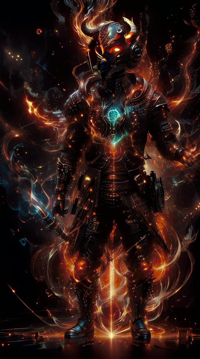 BadToxic's tweet photo. #Explosion #Magic #Madness #Warrior via #Auto1111 #StableDiffusion #CyberRealistic v40 #LoRA #LoRAExplosionMagic #LoRABinarycode #safetensors DPM++ 3M SDE Karras, PC. #ExplosionMagic #evil #armor #excessiveEnergy #digitalArt #mysterious #AIPainting #TextToVideo #AI #AIArt #Art https://t.co/bIlocnat6D