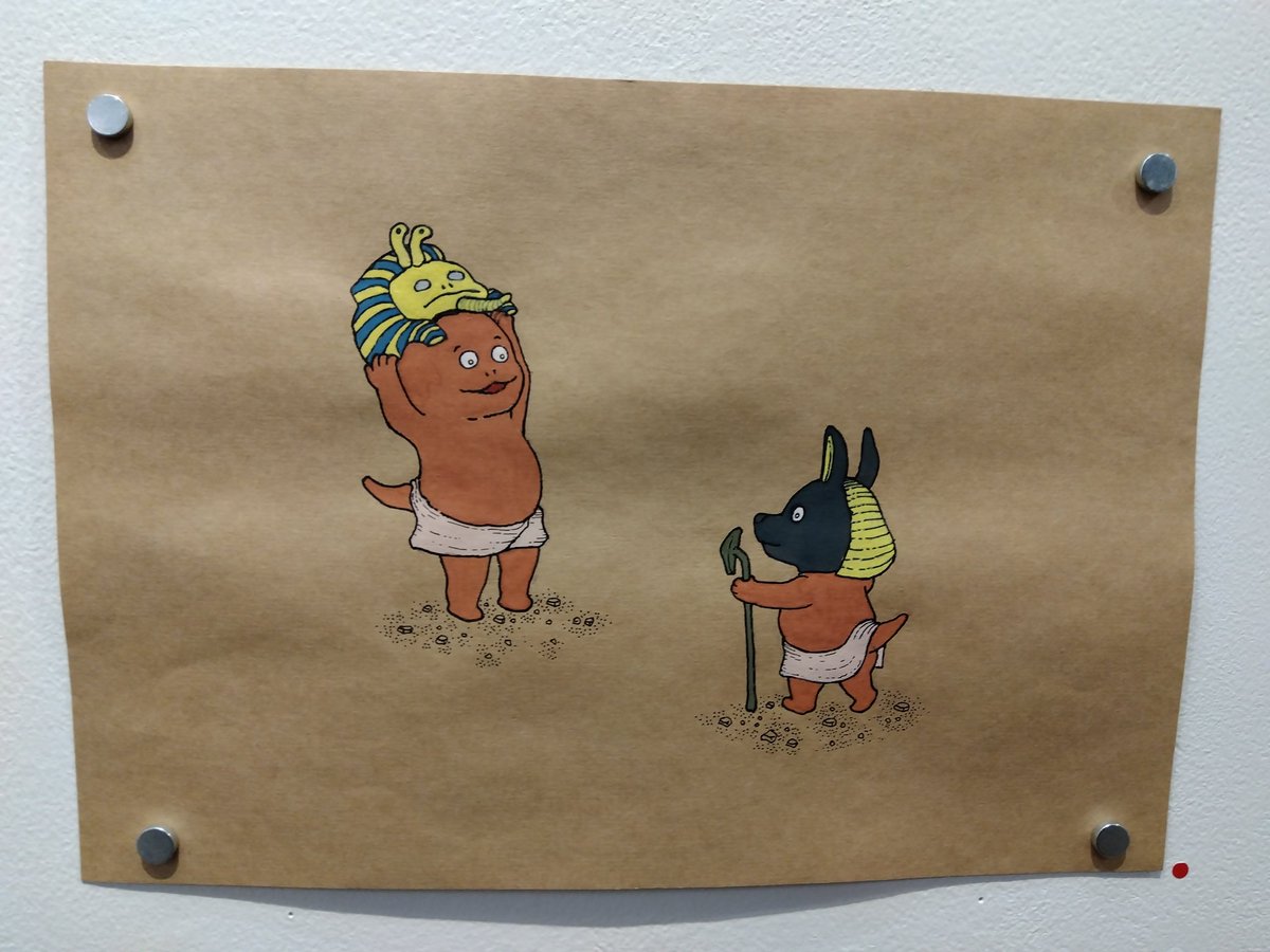 XinArata's tweet photo. Gallery　kingyoさんでの1000枚のドローイング展vol8昨日終了しました。

今年もよろしくお願いしますm(_ _)m https://t.co/fT4XELjPAO
