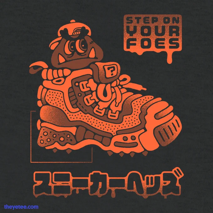 We hope he's not just like… throwing out the other shoe in each pair. Designed by  #dailytees  