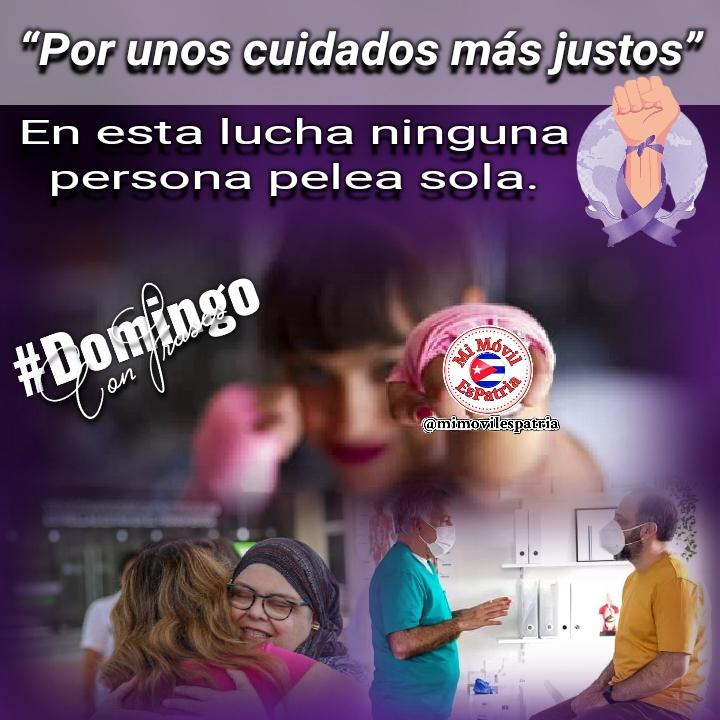 @mimovilespatria @DiazCanelB @PartidoPCC @PresidenciaCuba @DrRobertoMOjeda @UJCdeCuba @japortalmiranda @TeresaBoue @RPolancoF @FMC_Cuba @H_Cubana #DomingoConFrases en el #DíaMundialContraElCáncer 
La lucha contra el cáncer es una batalla difícil, pero no están solos.
#MiMóvilEsPatria