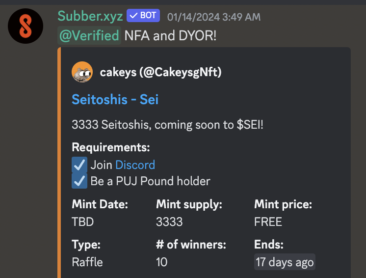pujonsol's tweet photo. ~𝟔𝟒𝟕 𝐒𝐞𝐢 ($380) was minted and printed by @pujonsol discord members
~𝟏 𝐨𝐟 𝟓𝟎+ giveaways we have been running for our discord members pre-mint, post mint (Feb 8th) all giveaways/alpha/spreadsheets/rev share will be for holders... last chance to acquire OG/WL

Discord⤵️ https://t.co/0SWudRB3Zp