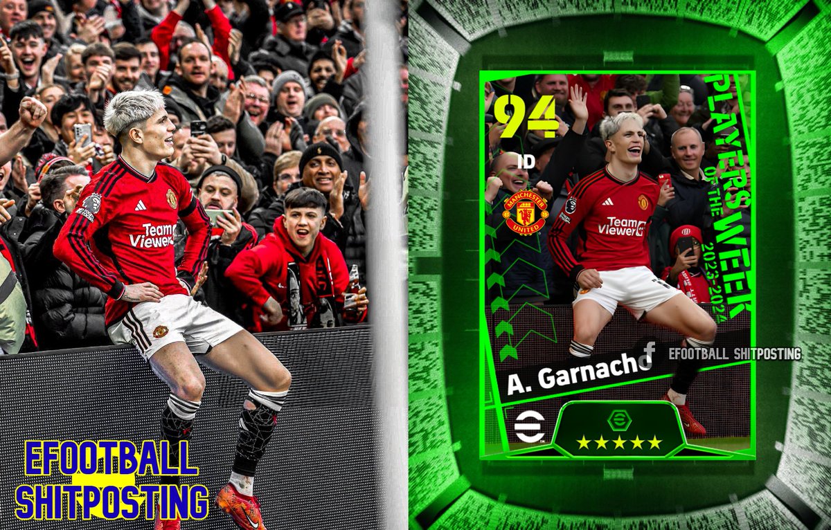 pes_shitposting's tweet photo. DOBLETE DE ALEJANDRO GARNACHO EN LA VICTORIA DEL MANCHESTER UNITED 🔴

¿#POTW? https://t.co/qyzyzIcJTg