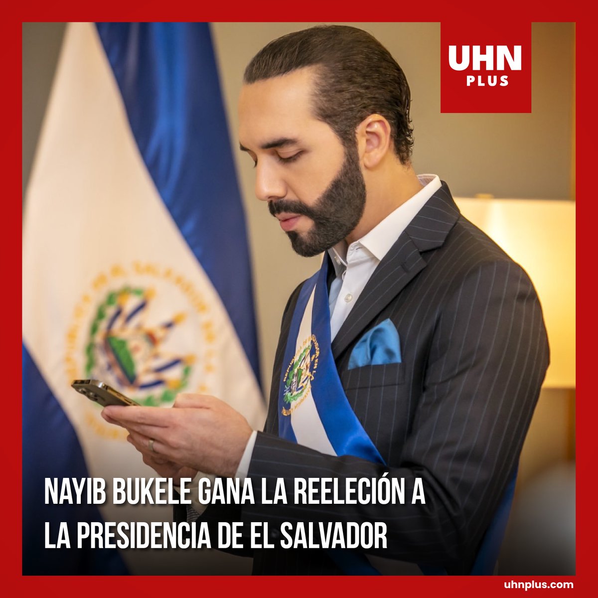 🇸🇻 | ÚLTIMA HORA: Nayib Bukele es reelecto como Presidente de El Salvador.