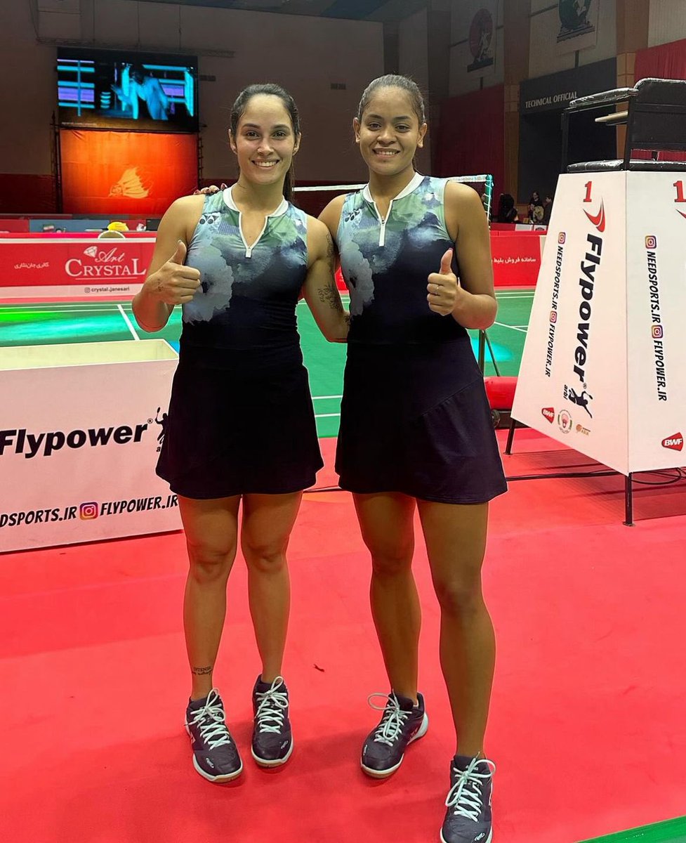 timebrasil's tweet photo. TÍTULO PARA O BRASIL!

Jaqueline Lima e Samia Lima foram campeãs no Challenge de Badminton do Irã, vencendo as iranianas Paria Eskandari e Romina Tajik na decisão.

Além do ouro, também tivemos dois bronzes: Juliana Viana Vieira no simples feminino e Jaqueline e Fabrício Farias nas duplas mistas.

Parabéns!🏸🥇