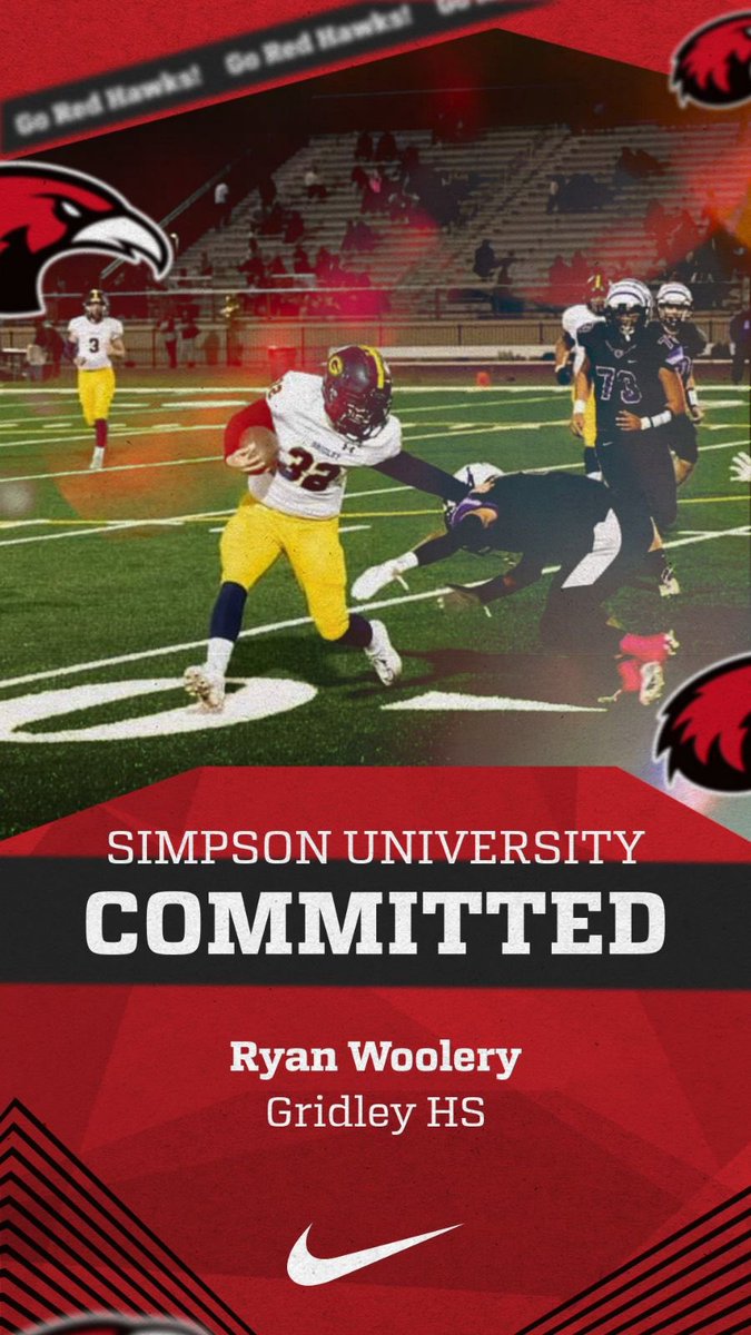 I’ve found a new home and a new team I’m more than excited to play for. I’m forever grateful to the Simpson coaching staff for this opportunity to continue my academic and athletic journey.