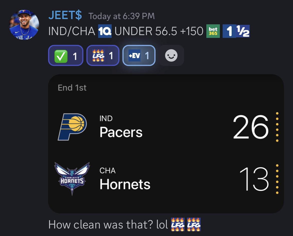 JeetsEduBets's tweet photo. I mean, could it get any easier? ✅🔥

#ValueCity #ValueBets #Betting https://t.co/lTzGZoO5Mp