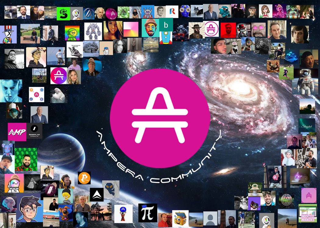 My $AMP Logo submissions. I took everyone’s pic from the group.  I apologize if I missed any other community members. $AMP @ampera_xyz @TheAmpCommunity @FlexaHQ @trspalding  I hope you like it.  I am not a photoshop person. #WAGMI