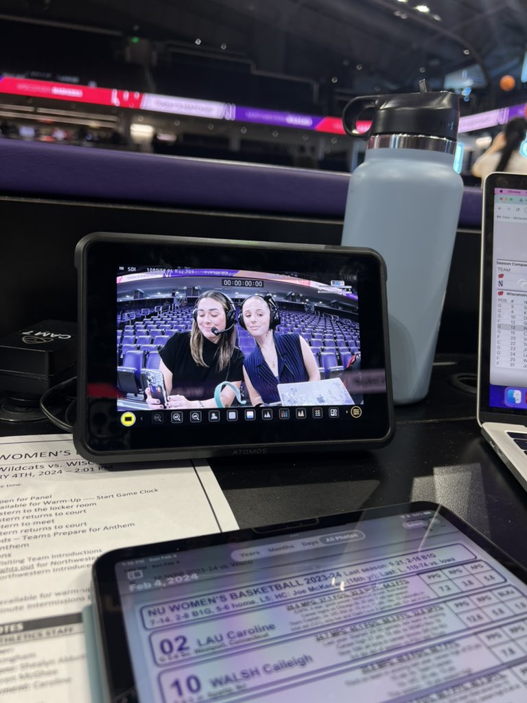 Ally Navarrete (@ally_nav12) on Twitter photo Year 2 for <a href="/PerriKitei/">Perri Kitei</a> and I on National Girls and Women in Sports Day at Welsh-Ryan 🏀💜
<a href="/nuwbball/">Northwestern Women’s Basketball</a> vs. <a href="/BadgerWBB/">Wisconsin Women’s Basketball</a> at the top of the hour on <a href="/BigTenPlus/">B1G+</a> !! Year 2 for <a href="/PerriKitei/">Perri Kitei</a> and I on National Girls and Women in Sports Day at Welsh-Ryan 🏀💜
<a href="/nuwbball/">Northwestern Women’s Basketball</a> vs. <a href="/BadgerWBB/">Wisconsin Women’s Basketball</a> at the top of the hour on <a href="/BigTenPlus/">B1G+</a> !!
