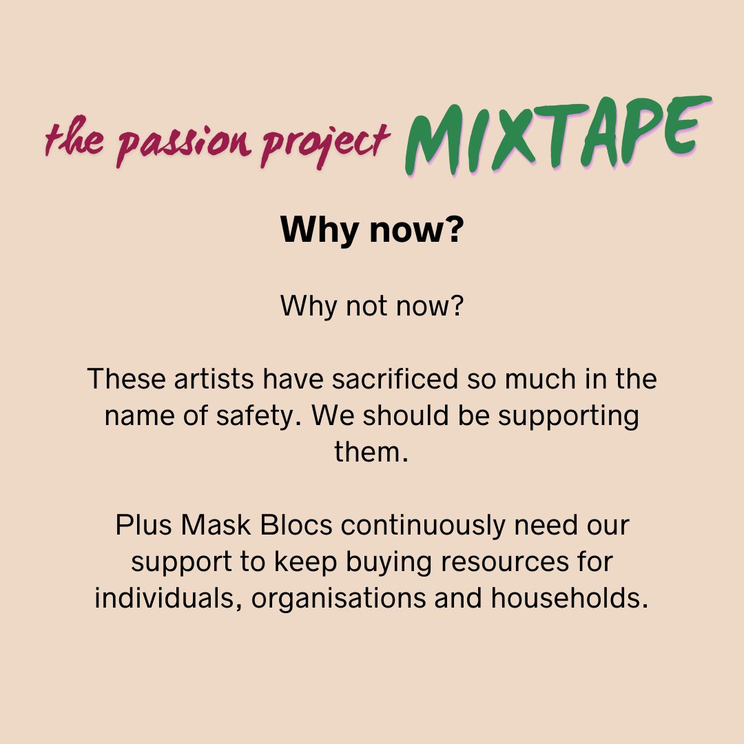 The Passion Project Mixtape is out tomorrow officially. Why are we doing this? We're going to be explaining throughout the week. If you haven't already, you can purchase the mixtape through our Bandcamp here: thepassionprojectorg.bandcamp.com/album/the-pass…