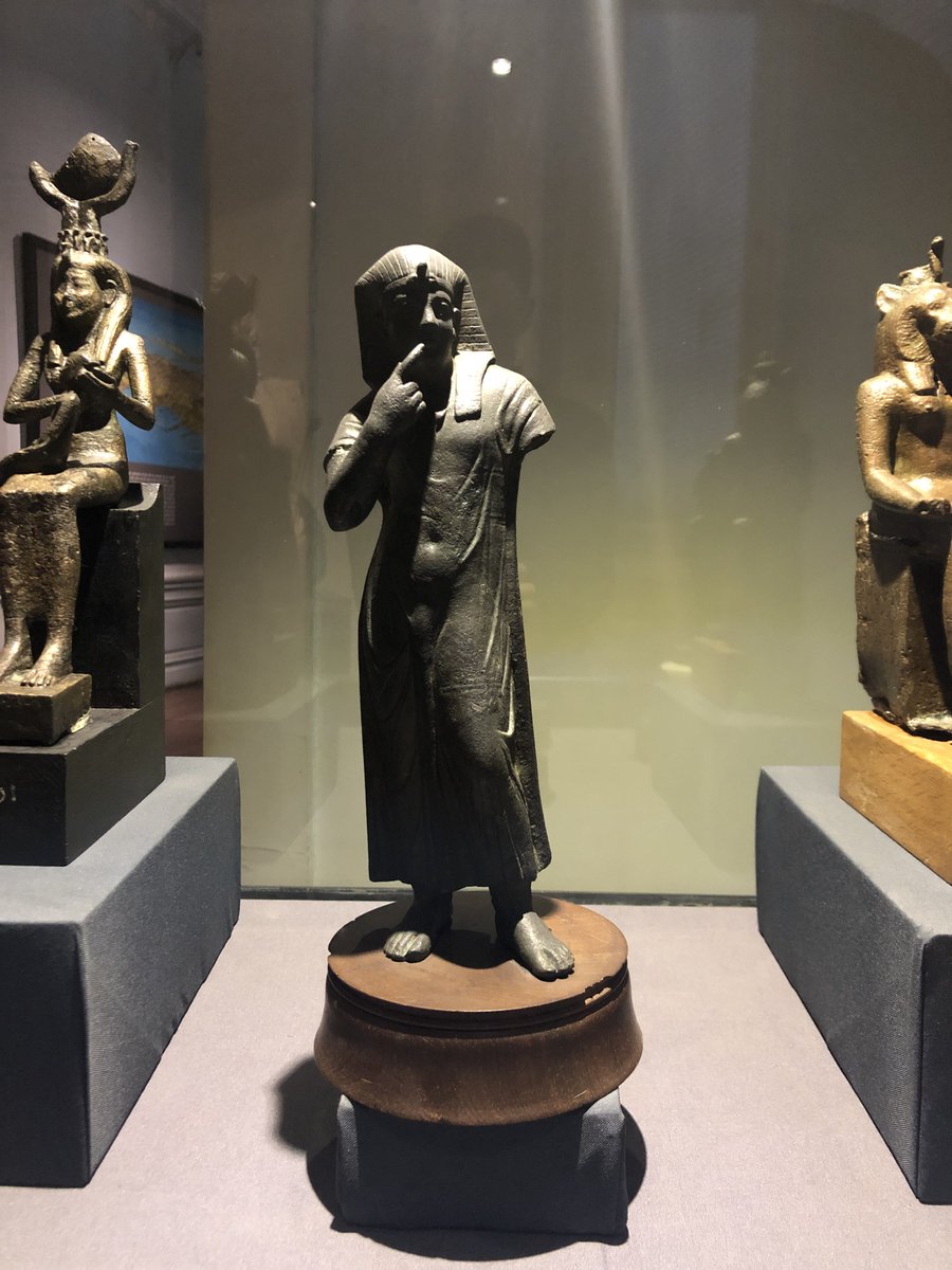 Huge thank you to <a href="/DinaGohar7/">Dina Gohar</a> (<a href="/britmusITP/">International Training Programme</a> scholar 2023) for giving us a tour of the National Museum of Alexandria this morning. Amazing collections and staff (and cute cats!). Well worth a visit when in the city! 🤩