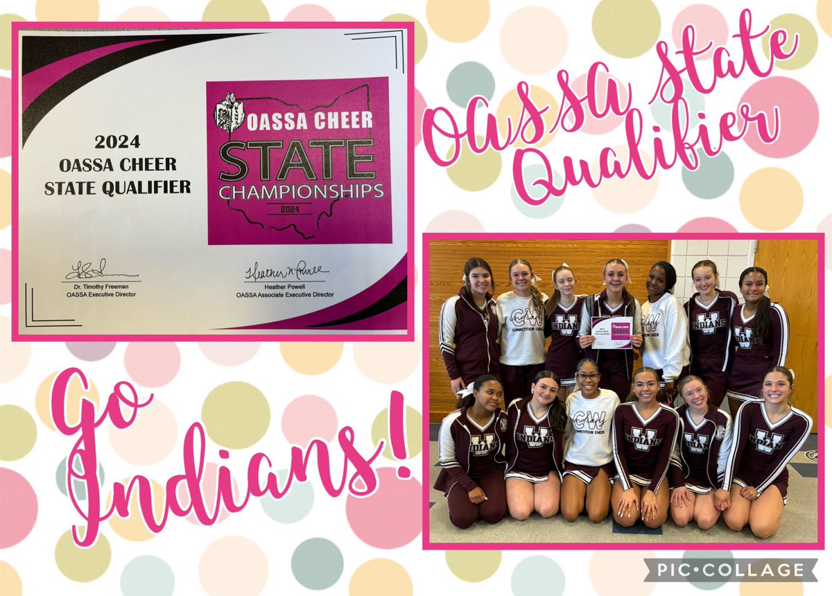 Congrats CWHS Competition Cheer Squad!