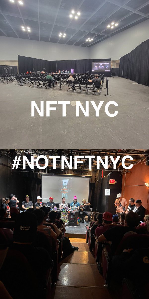 EddieRichard's tweet image. The 2024 #NOTNFTNYC is happening April 4th !! 

COME HANG WITH YOUR FAVORITE 𝕏 HOSTS AND BRANDS in MANHATTAN NEW YORK 

Tickets available in the link below 👇