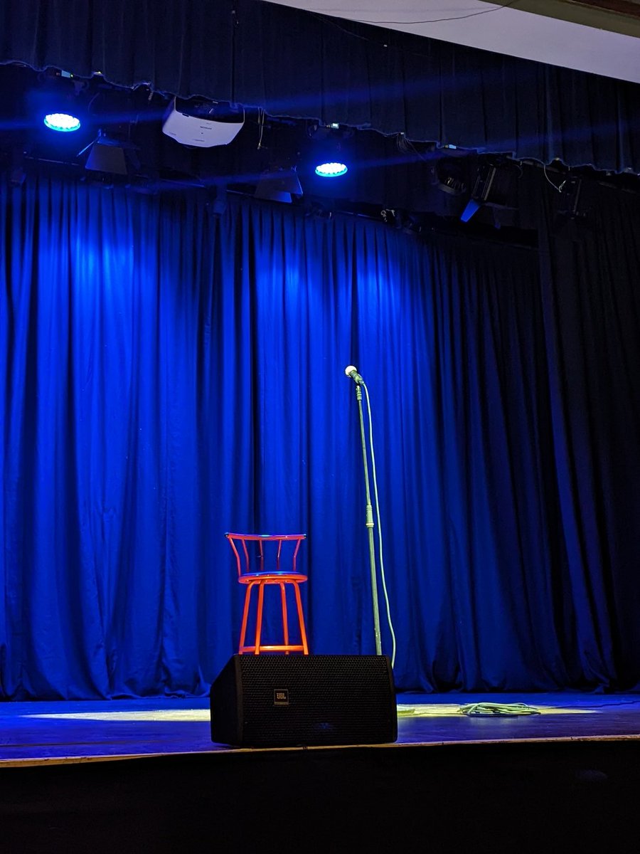 Front row seats for the boy and me #StewartLee at @WilliamAstonWXM

What could possibly go wrong? 🤔🤔🤔