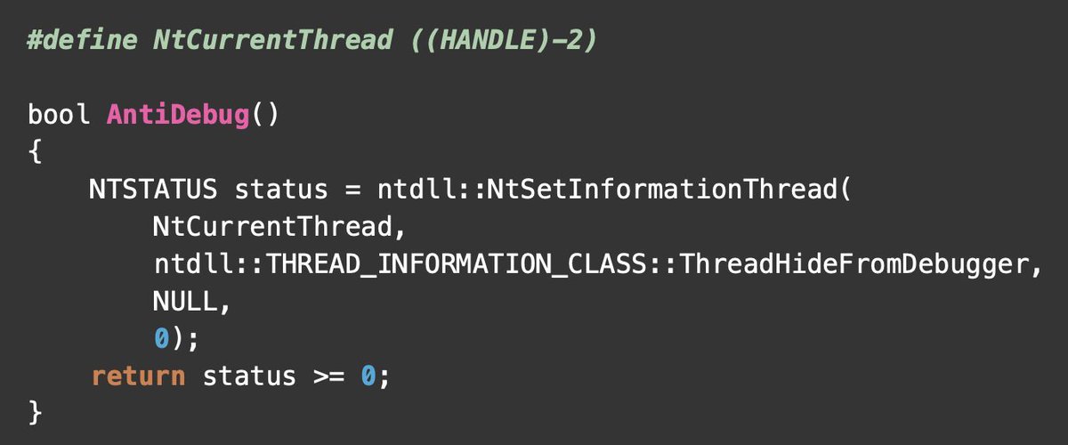 0xor0ne's tweet image. Great collection of anti debugging techniques by @_CPResearch_
anti-debug.checkpoint.com
#malware #infosec